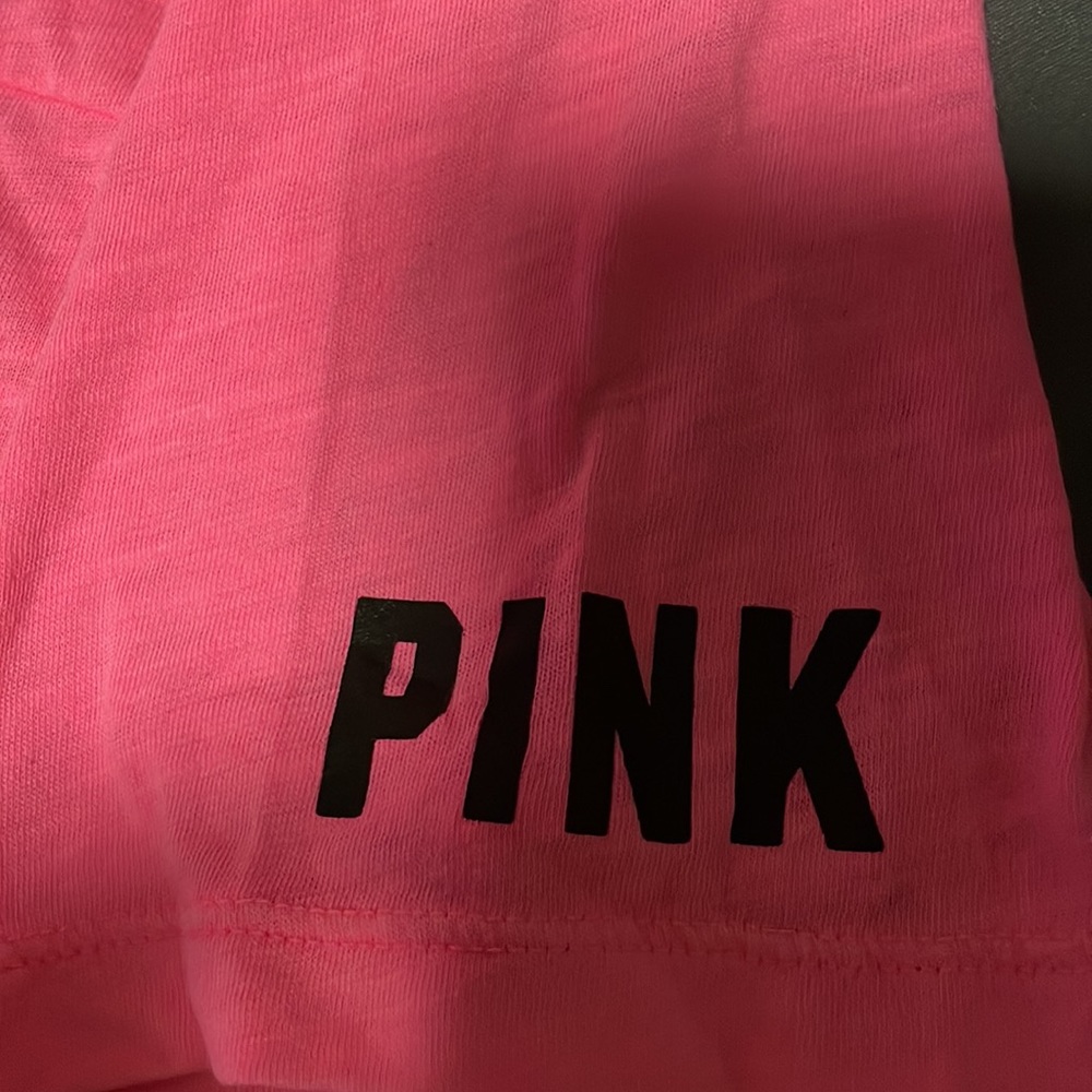 Victoria’s Secret Pink. Small Tee. Hot pink. - Picture 3 of 4